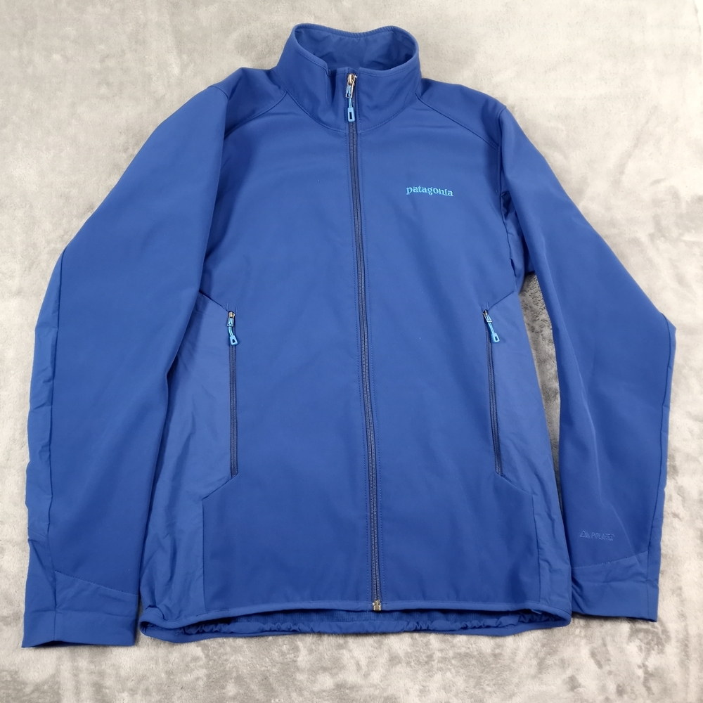 Patagonia Men's Hybrid Soft Shell PolarTec Jacket Blue Windbloc Medium - Picture 2 of 16